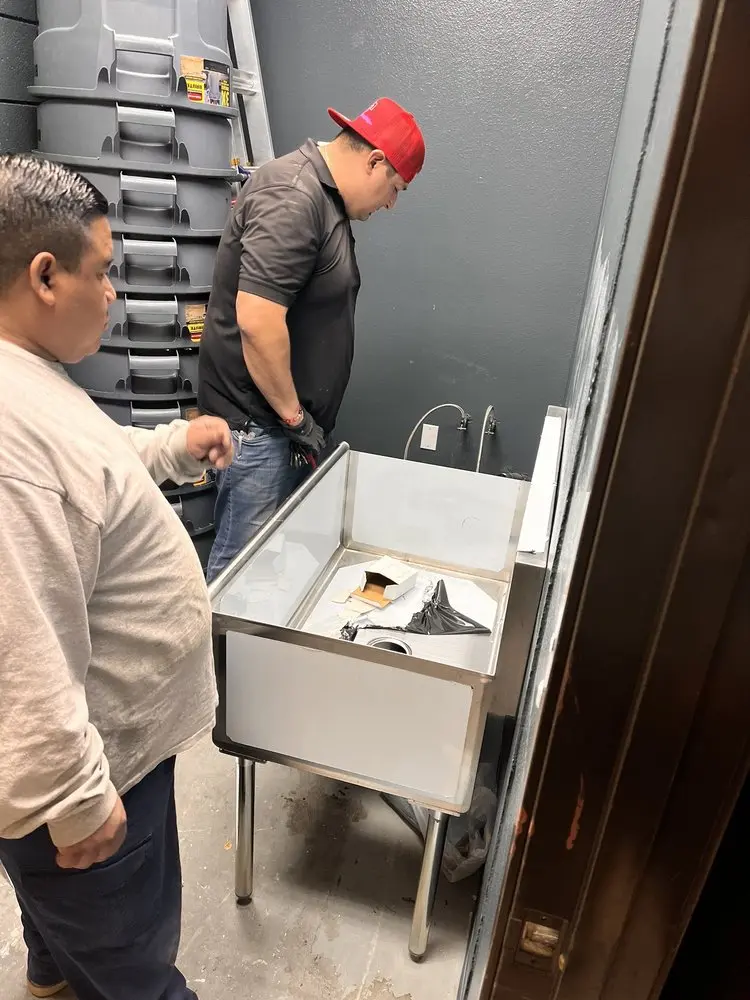 Commercial plumbing and sink installation in Wrightsboro